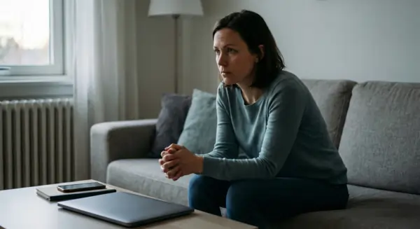 Femme qui vient de finir sa séance de sport